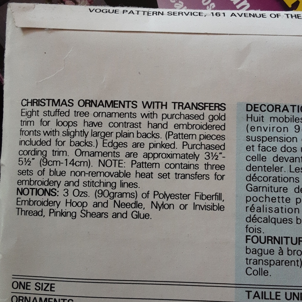 Vogue ornament pattern - Picture 3 of 3
